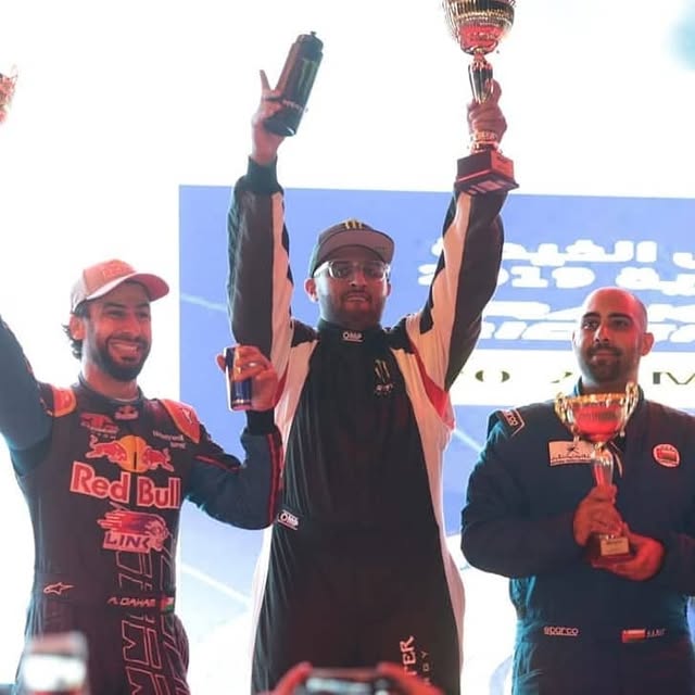 Drift champions on the podium